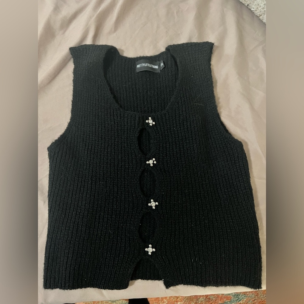 Crop top with cutouts